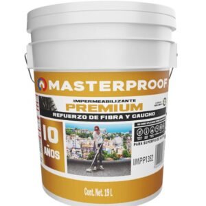 IMPERMEABILIZANTE PREMIUM REFUERZO DE FIBRA Y CAUCHO