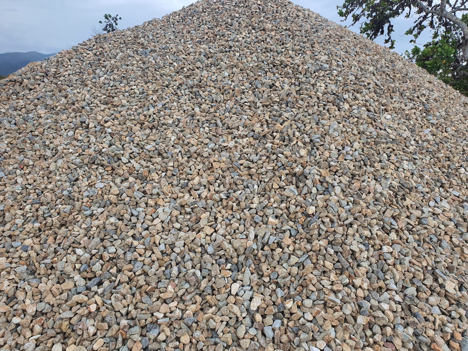 GRAVA TRITURADA 3/4", METRO CÚBICO