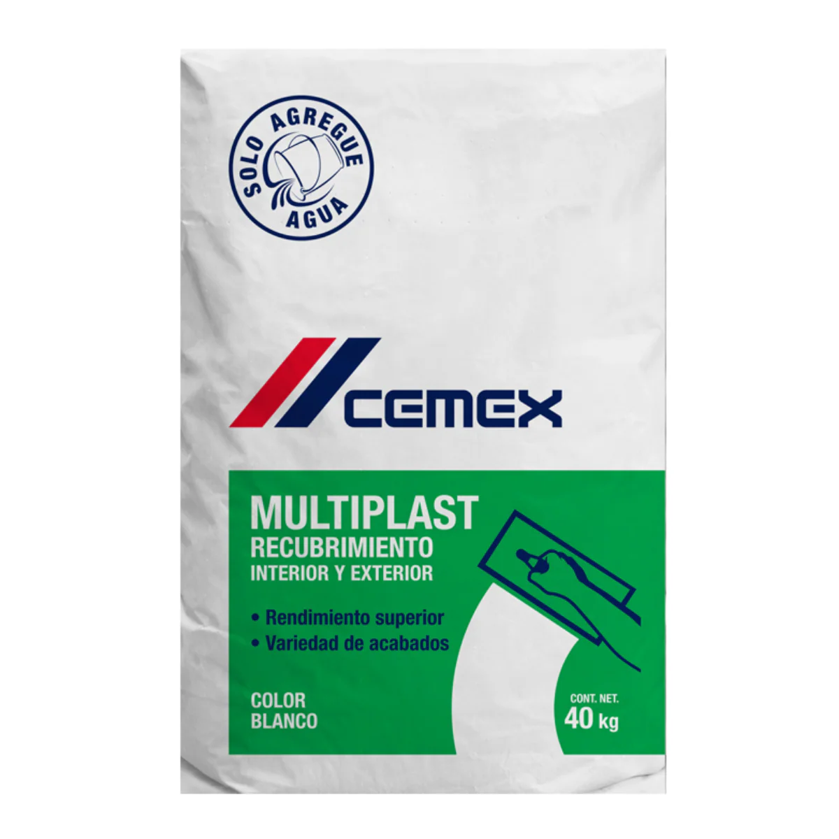 MULTIPLAST RECUBRIMIENTO CEMEX 40 KG